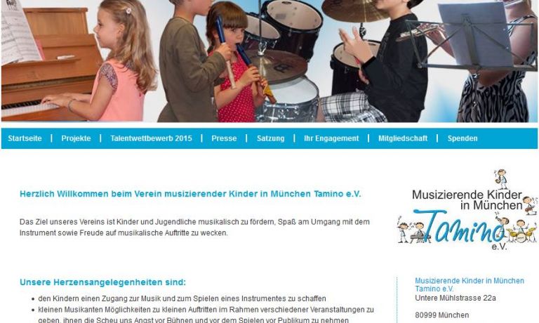 Verein musizierender Kinder in München Tamino e.V.