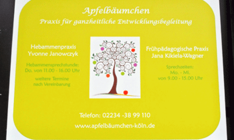 Apfelbäumchen Vorkindergarten Köln